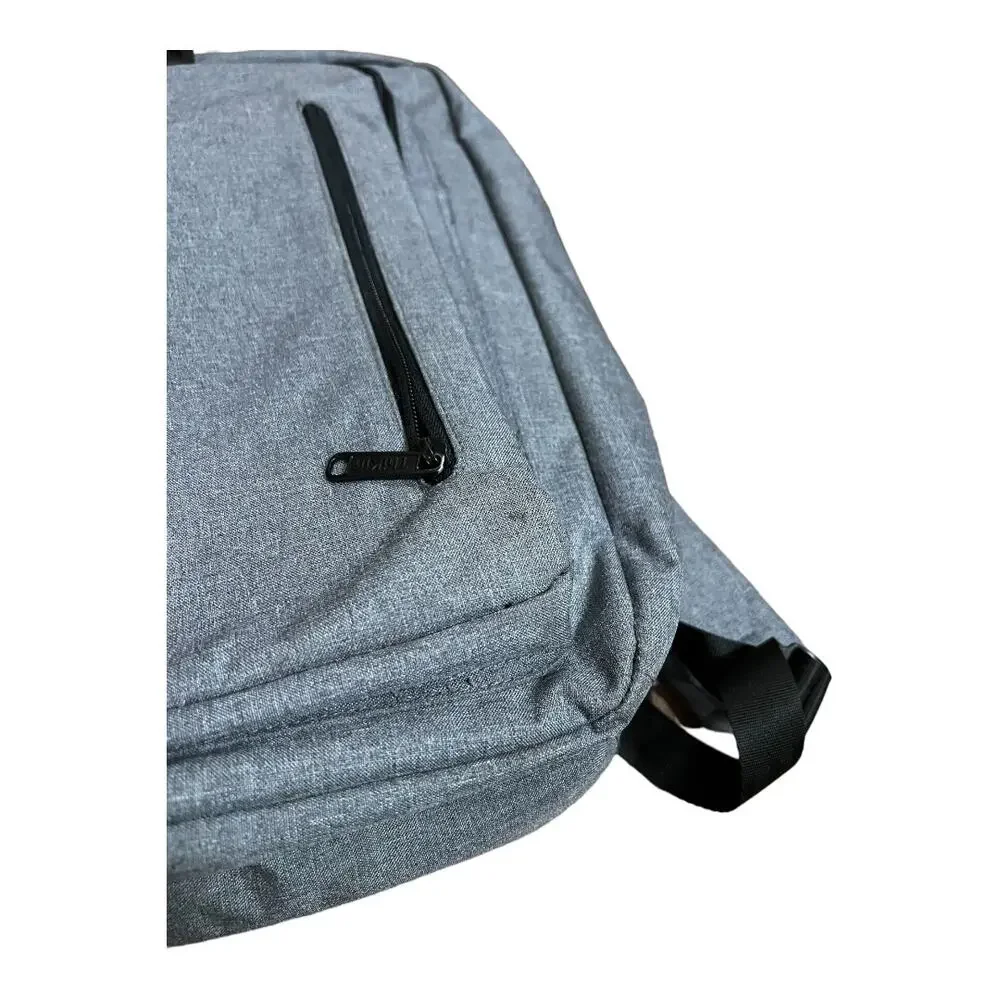 ThiKin Padded Laptop Gray Backpack Utility Unisex Lightweight Structured Quality